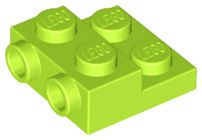 Placa Modificada 2x2x2/3 Verde Limão