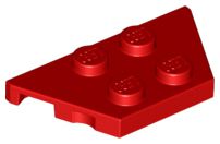 Placa 2x4 trapezoidal Vermelha