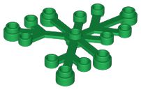 Folha de Planta 6x5 Verde