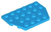 Placa 4x6 Cantos Recortados dark azure