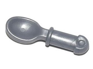 Colher Cinza Prateada