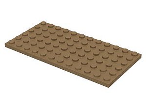 Placa 6x12 Bege Escura