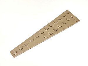 Placa 12x3 esquerda Bege Escura
