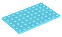 Placa 6x10 Medium Azure