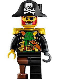 Minifigura Lego Ideas - Capitão Barba Vermelha