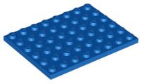 Placa 6x8 Azul
