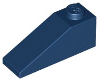 Tijolo com inclinação 33 - 3x1 - Azul escuro