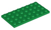 Placa 4x8 Verde