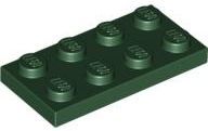 Placa 2x4 Verde Escura