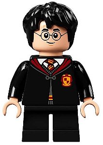 Minifigura Lego Harry Potter - Harry Potter com Jaqueta da Grifinória