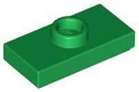Placa Modificada 1x2 com botão Verde