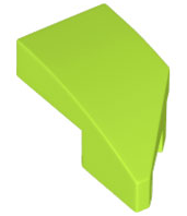 Cunha 1x2 com encaixe esquerda Verde Limão