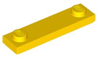 Placa Modificada 1x4 Amarela