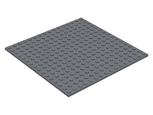 Placa 16x16 Cinza Escuro