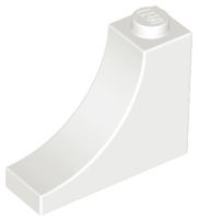Tijolo com arco invertido 1x3x2 Branca