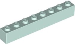 Tijolo 1x8 Light Aqua