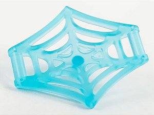 Efeito de Teia do Homem Aranha Translúcido Azul Claro