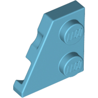 Placa 2x2 esquerda Medium Azure