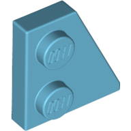 Placa 2x2 Direita Medium Azure