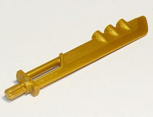 Espada com 3 furos e barra - Pearl Gold