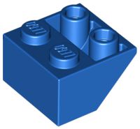 Inclinação Invertida 45 2x2 Azul