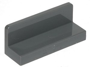 Painel 1x3x1 Cinza Escuro