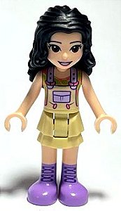 Minifigura Lego Friends - Emma com vestido bege