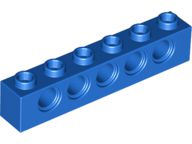 Tijolo Lego Technic 1x6 Azul