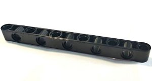 Viga 1x11 com Furos Perpendiculares Preta