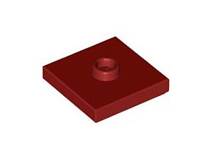Placa Modificada 2x2 com conector no centro Dark Red
