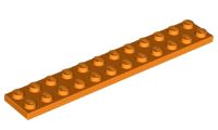 Placa 2x12 Laranja