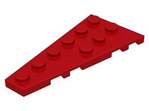 Placa 6x3 esquerda Vermelha