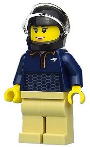 Minifigura Lego City - Piloto McLaren Elva