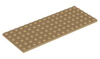 Placa 6x16 Bege Escura