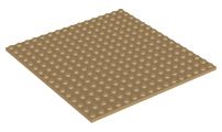 Placa 16x16 Bege Escura