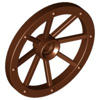 Roda 33mm Marrom