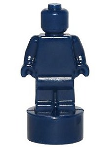 Estatueta Troféu Azul Escuro