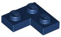 Placa de Canto 2x2 Azul Escuro