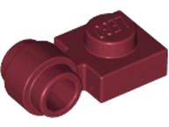 Placa Modificada 1x1 com Anel Lateral Dark Red