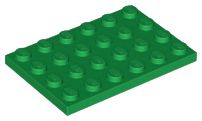 Placa 4x6 Verde