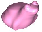Sapo Rosa Brilhante