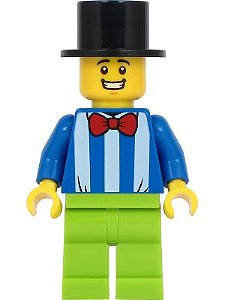 Minifigura Lego City - Funcionário de Feira
