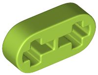 Viga 1x2 Fina Verde Limão