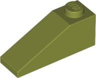 Tijolo com inclinação 33 - 3x1 - Verde Oliva