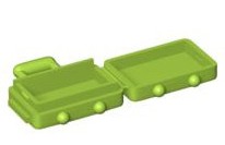 Mala com Alça Grande Verde Limão