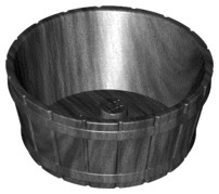 Barril Cinza Escuro Perolado
