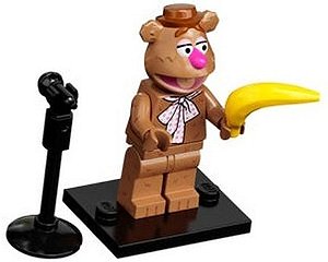 Minifigura Série Os Muppets - Urso Fozzie