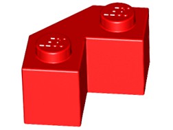 Tijolo modificado 2x2 Faceado vermelho