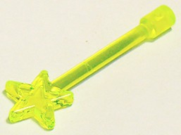 Varinha Mágica Translúcida Neon Verde