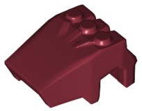 Punho de gorila (se encaixa na mão de minifigura) Dark Red